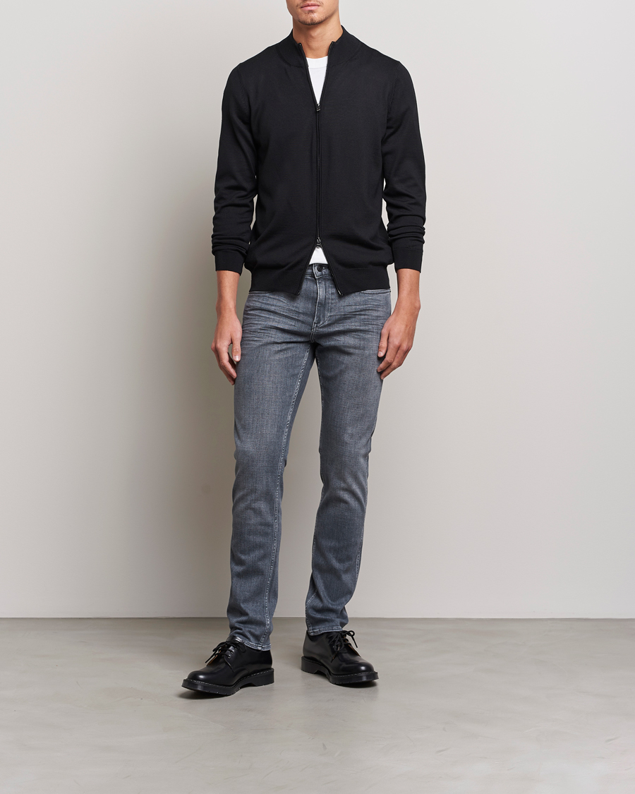 Hombres | Vaqueros | BOSS BLACK | Delaware Slim Fit Stretch Jeans Medium Grey