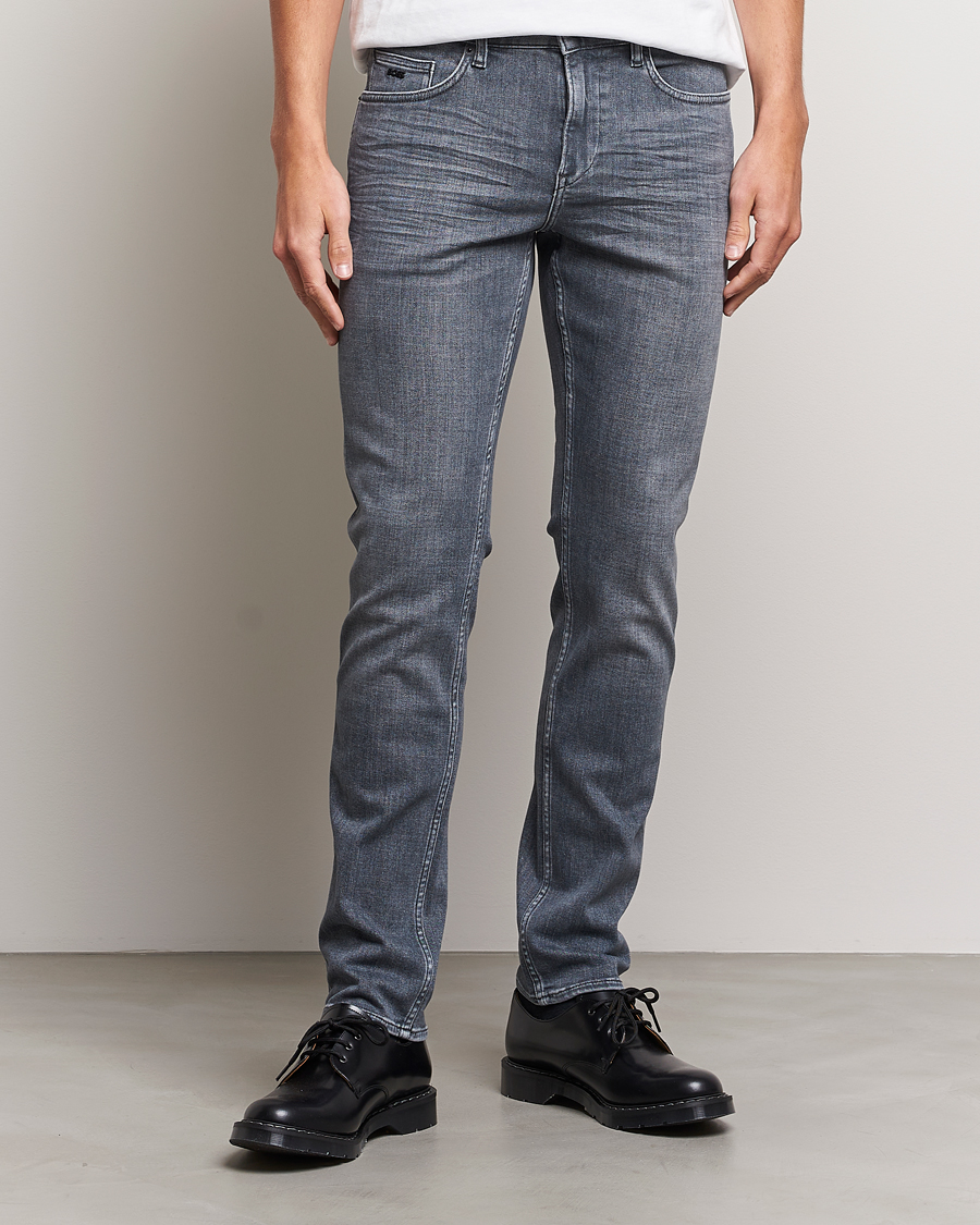 Hombres | Vaqueros grises | BOSS BLACK | Delaware Slim Fit Stretch Jeans Medium Grey