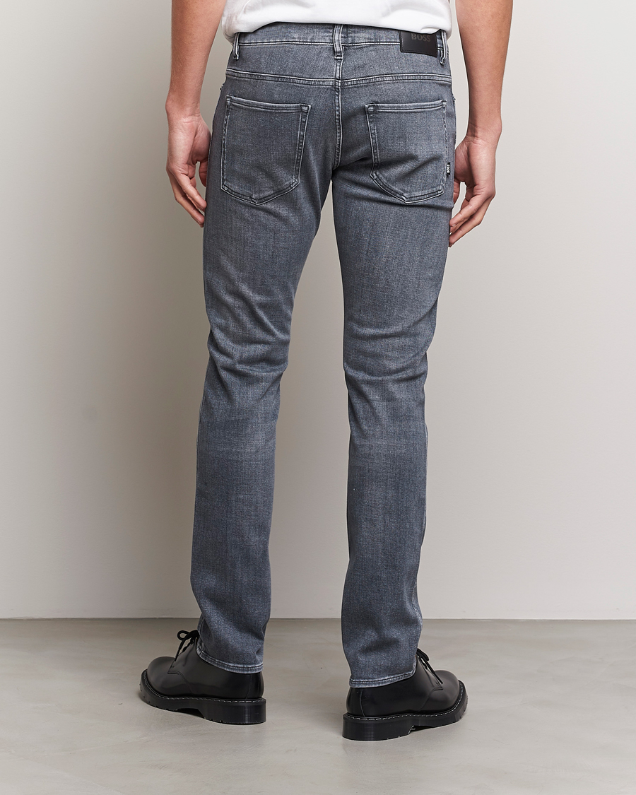 Hombres | Vaqueros | BOSS BLACK | Delaware Slim Fit Stretch Jeans Medium Grey