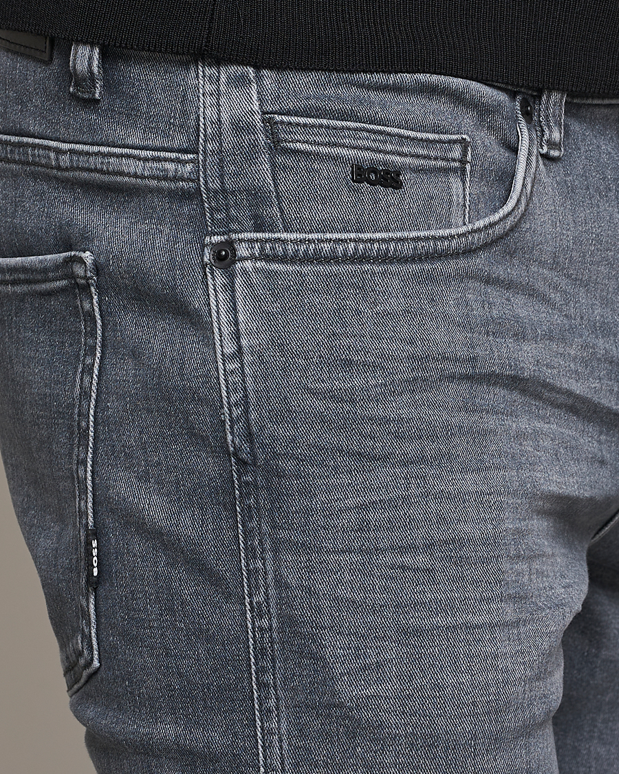 Hombres | Vaqueros | BOSS BLACK | Delaware Slim Fit Stretch Jeans Medium Grey