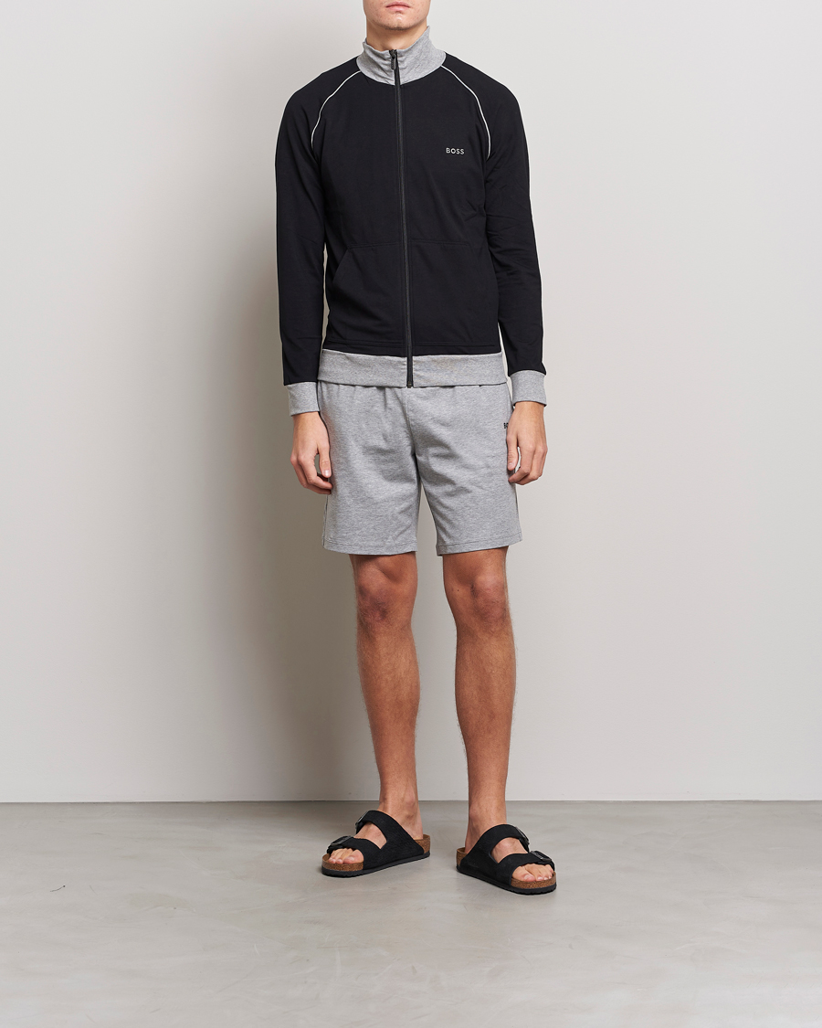 Hombres | Pantalones cortos | BOSS BLACK | Mix & Match Sweatshorts Medium Grey