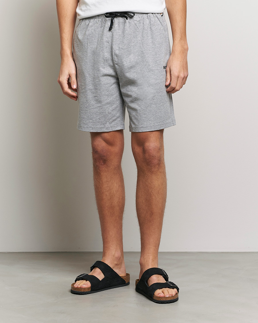 Hombres | Pantalones cortos | BOSS BLACK | Mix & Match Sweatshorts Medium Grey