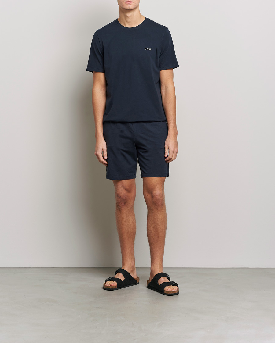 Hombres | Pantalones cortos | BOSS BLACK | Mix & Match Sweatshorts Dark Blue