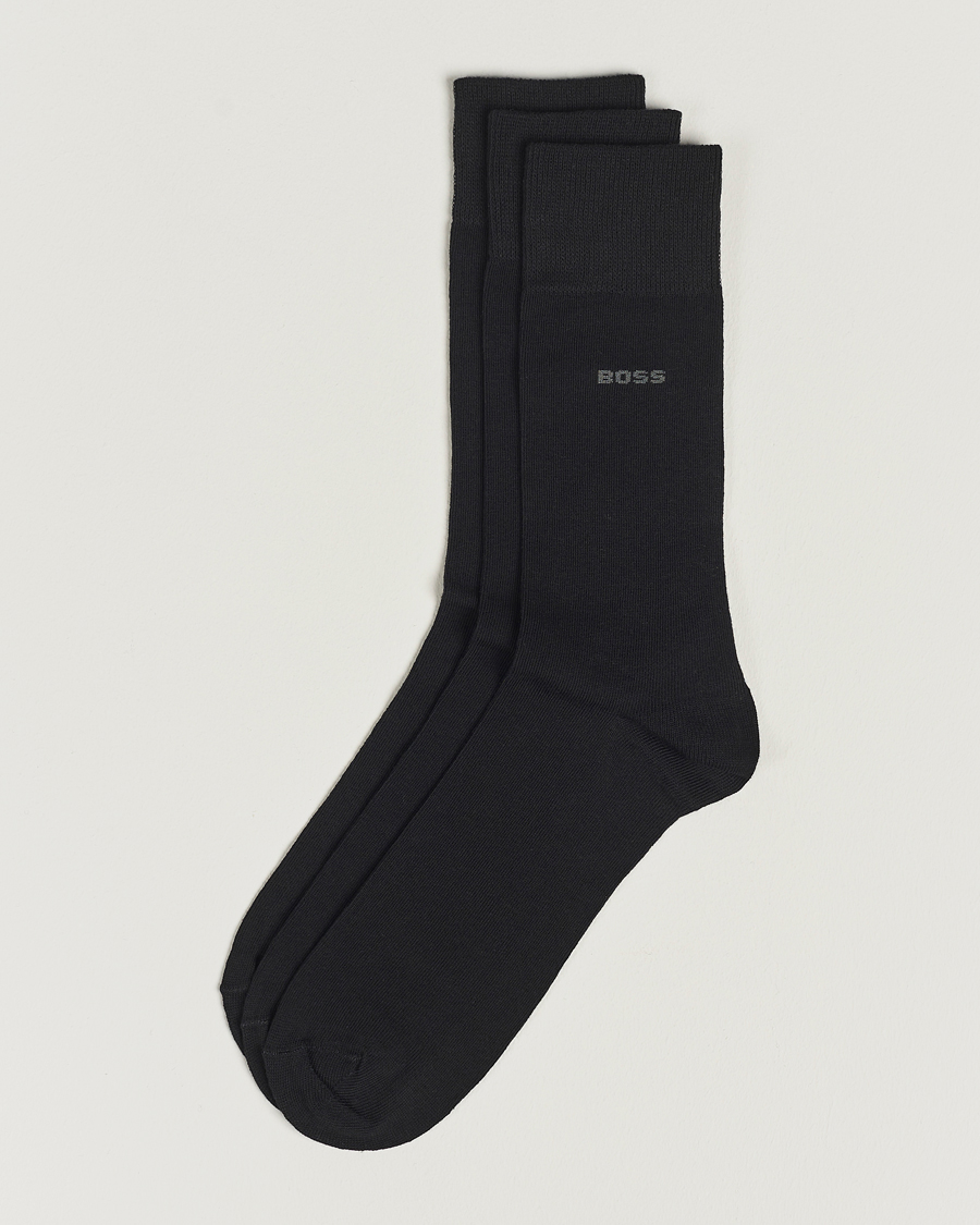 Hombres | Ropa interior y calcetines | BOSS BLACK | 3-Pack RS Uni Socks Black