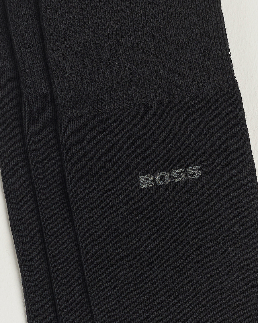 Hombres | Calcetines diarios | BOSS BLACK | 3-Pack RS Uni Socks Black