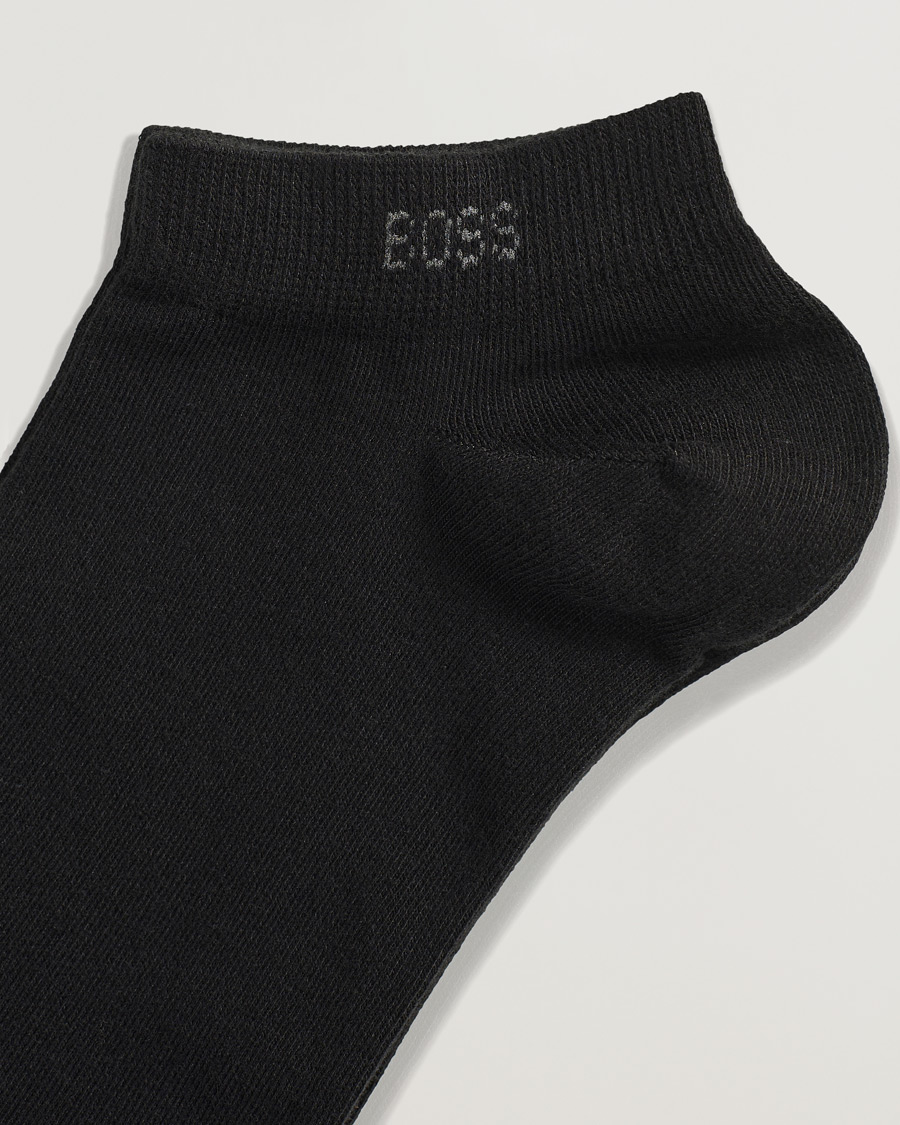 Hombres | Calcetines tobilleros | BOSS BLACK | 2-Pack Sneaker Socks Black
