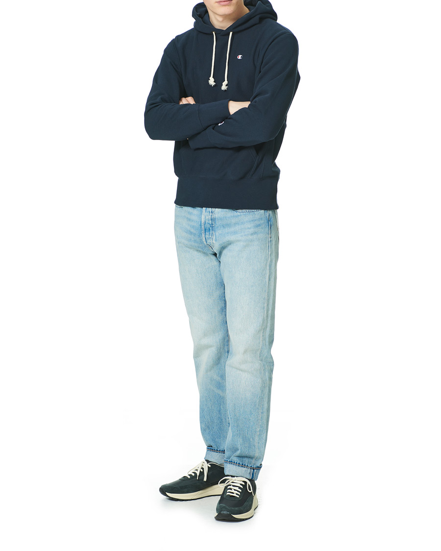 Hombres | Jerséis y prendas de punto | Champion | Reverse Weave Soft Fleece Hood Sky Captain
