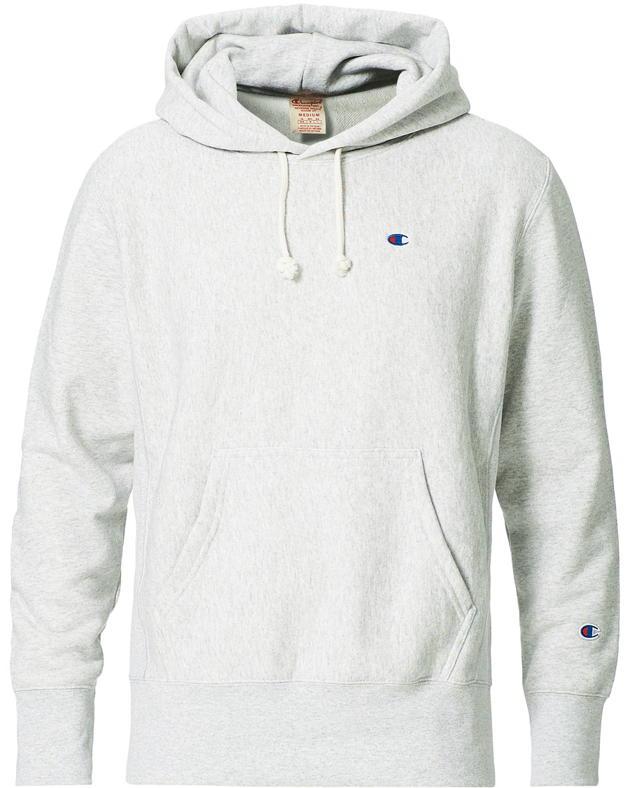 Hombres | Jerséis y prendas de punto | Champion | Reverse Weave Soft Fleece Hood Gray Melange