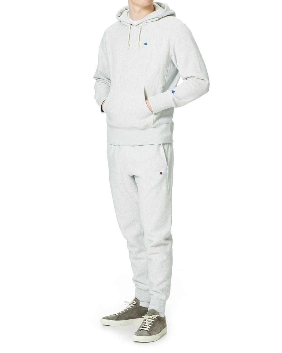 Hombres | Jerséis y prendas de punto | Champion | Reverse Weave Soft Fleece Hood Gray Melange