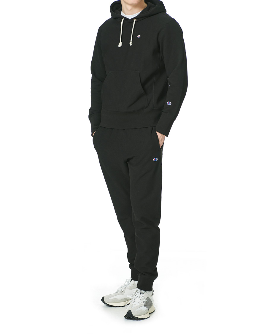 Hombres | Jerséis y prendas de punto | Champion | Reverse Weave Soft Fleece Hood Black Beauty