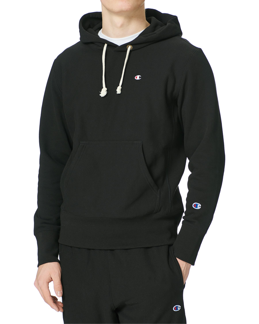 Hombres | Jerséis y prendas de punto | Champion | Reverse Weave Soft Fleece Hood Black Beauty