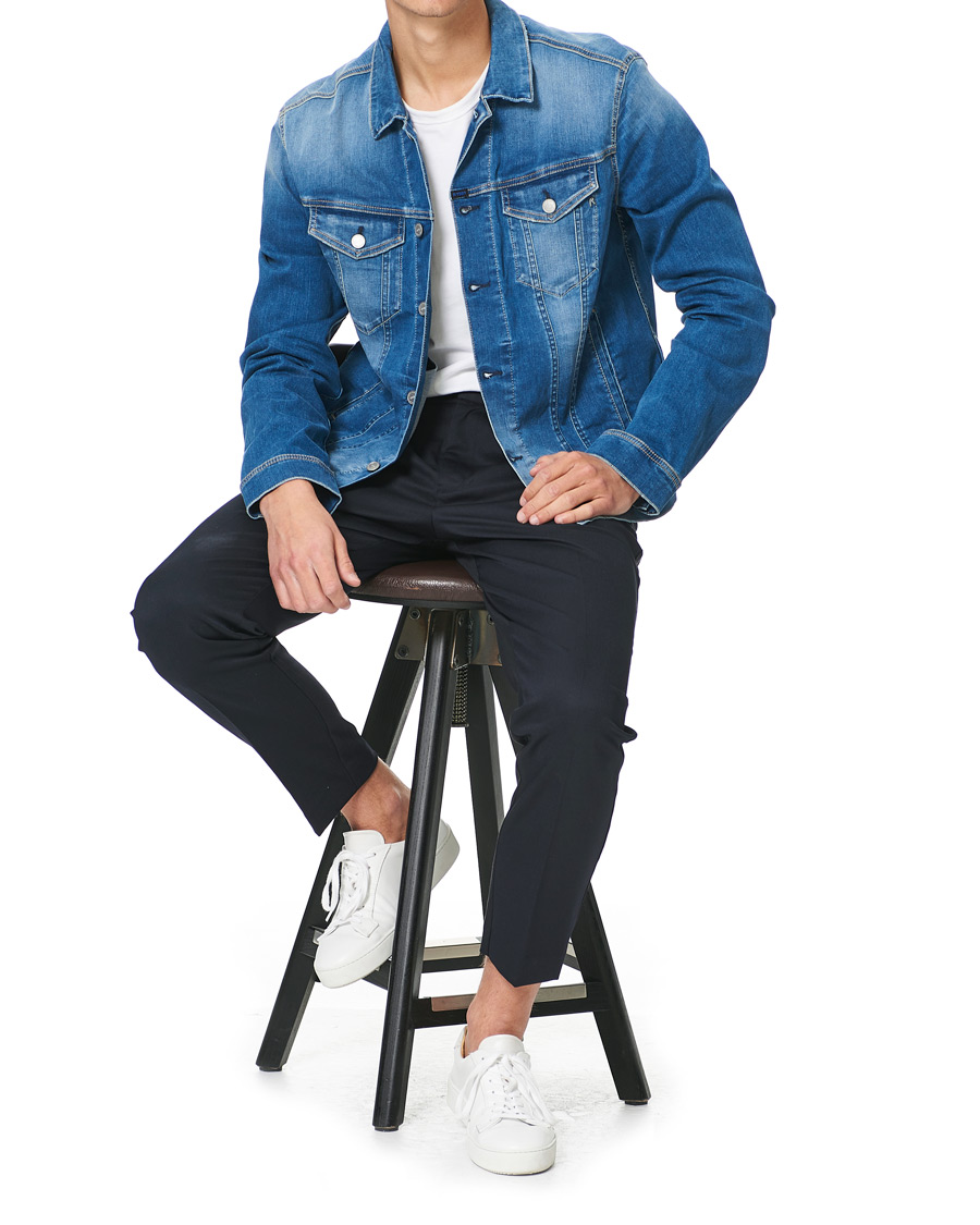 Hombres | Abrigos y chaquetas | Replay | Hyperflex Re-Used Denim Jacket Medium Blue