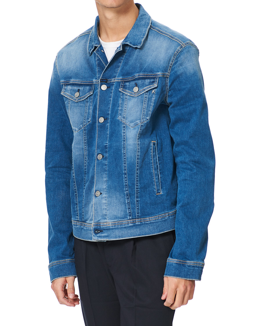 Hombres | Abrigos y chaquetas | Replay | Hyperflex Re-Used Denim Jacket Medium Blue