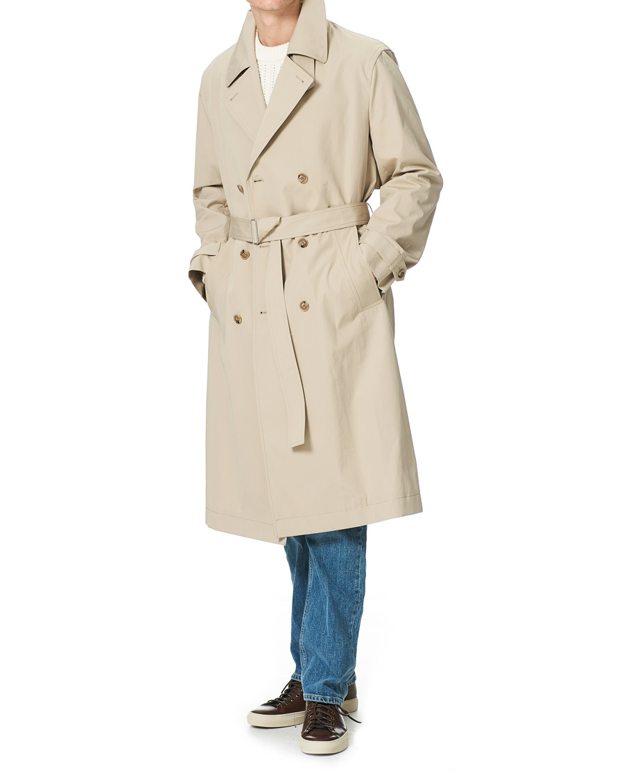 Hombres | Abrigos y chaquetas | Filippa K | Bristol Trench Coat Grey Beige