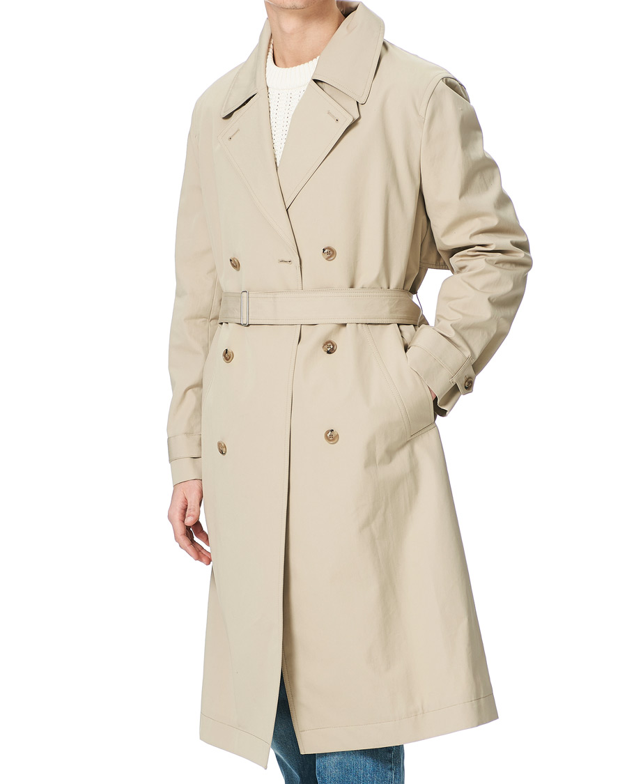 Hombres | Abrigos y chaquetas | Filippa K | Bristol Trench Coat Grey Beige
