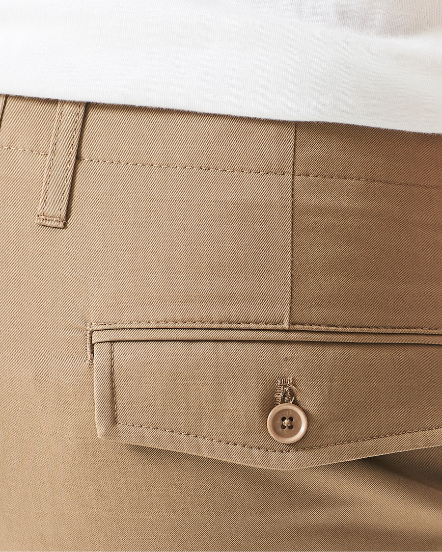 Hombres | Pantalones | Filippa K | Flynn Cotton Chino Dark Khaki