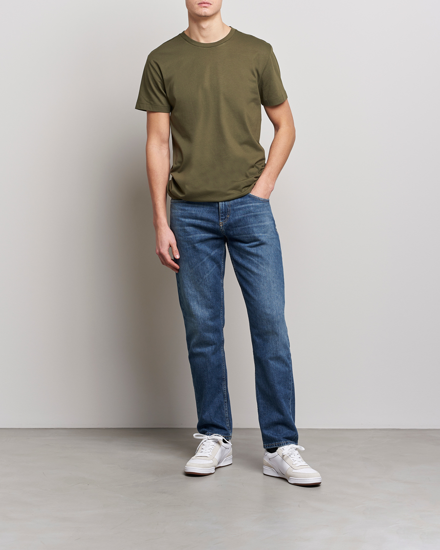 Hombres | Camisetas | Polo Ralph Lauren | 3-Pack Crew Neck T-Shirt Olive/Green/Dark Green