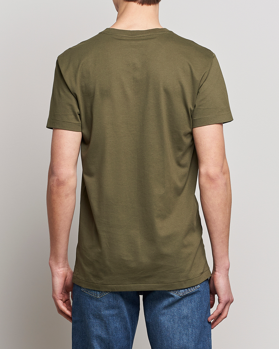 Hombres | Camisetas | Polo Ralph Lauren | 3-Pack Crew Neck T-Shirt Olive/Green/Dark Green