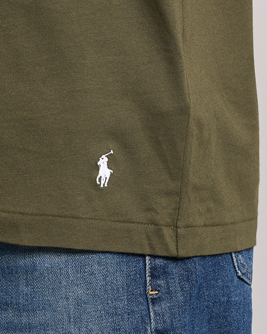 Hombres | Camisetas | Polo Ralph Lauren | 3-Pack Crew Neck T-Shirt Olive/Green/Dark Green