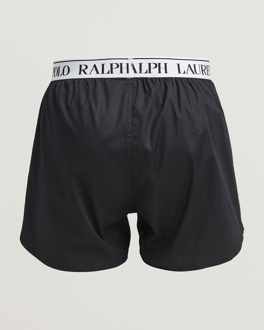 Hombres | Ropa interior y calcetines | Polo Ralph Lauren | 3-Pack Elastic Boxer Black