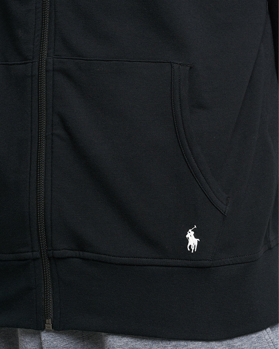 Hombres | Jerséis y prendas de punto | Polo Ralph Lauren | Cotton Jersey Long Sleeve Hoodie Black