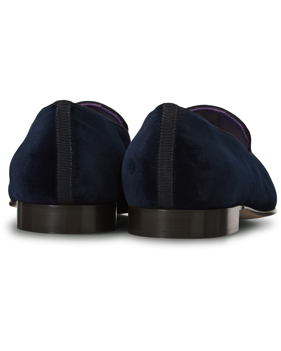 Hombres | Ralph Lauren Purple Label Alonso Palm Crest Slippers Navy | Ralph Lauren Purple Label | Alonso Palm Crest Slippers Navy