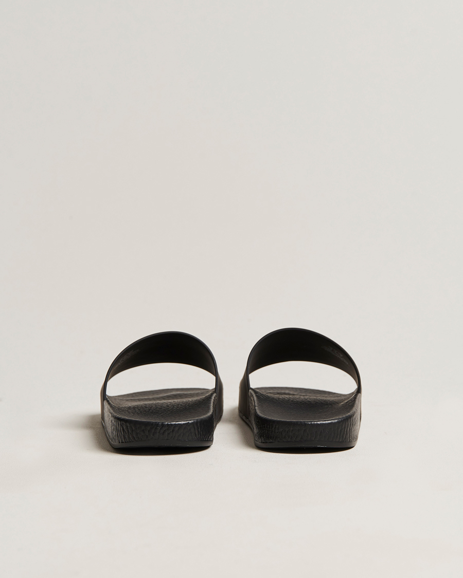 Hombres | Polo Ralph Lauren Logo Slides Black | Polo Ralph Lauren | Logo Slides Black