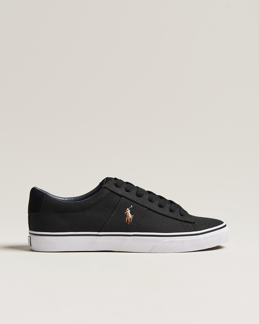 Hombres | Polo Ralph Lauren Sayer Canvas Sneaker Black | Polo Ralph Lauren | Sayer Canvas Sneaker Black