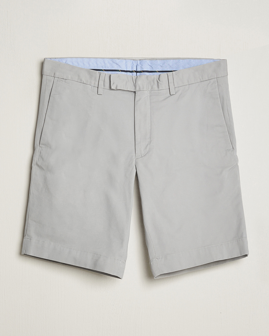 Hombres | Pantalones cortos | Polo Ralph Lauren | Tailored Slim Fit Shorts Soft Grey
