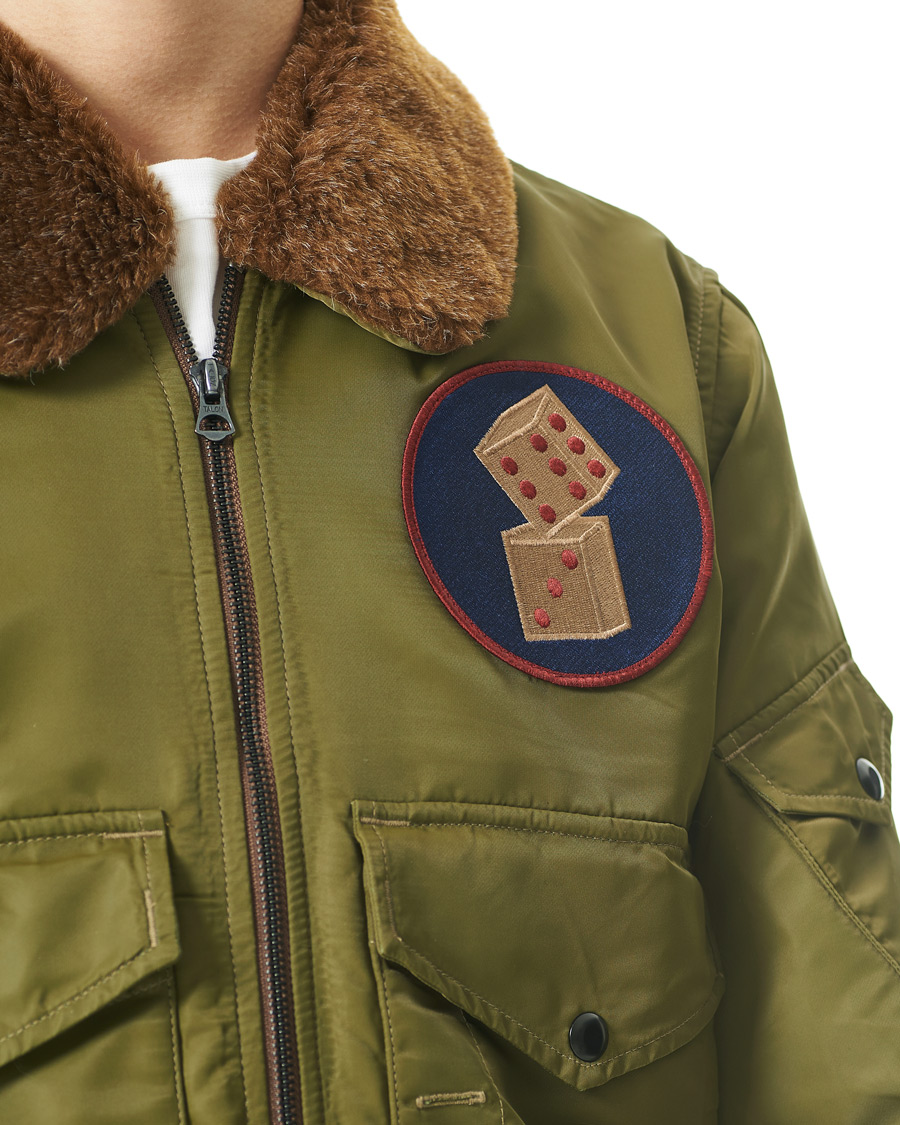 Hombres | Abrigos y chaquetas | RRL | Filton Shearling Bomber Olive