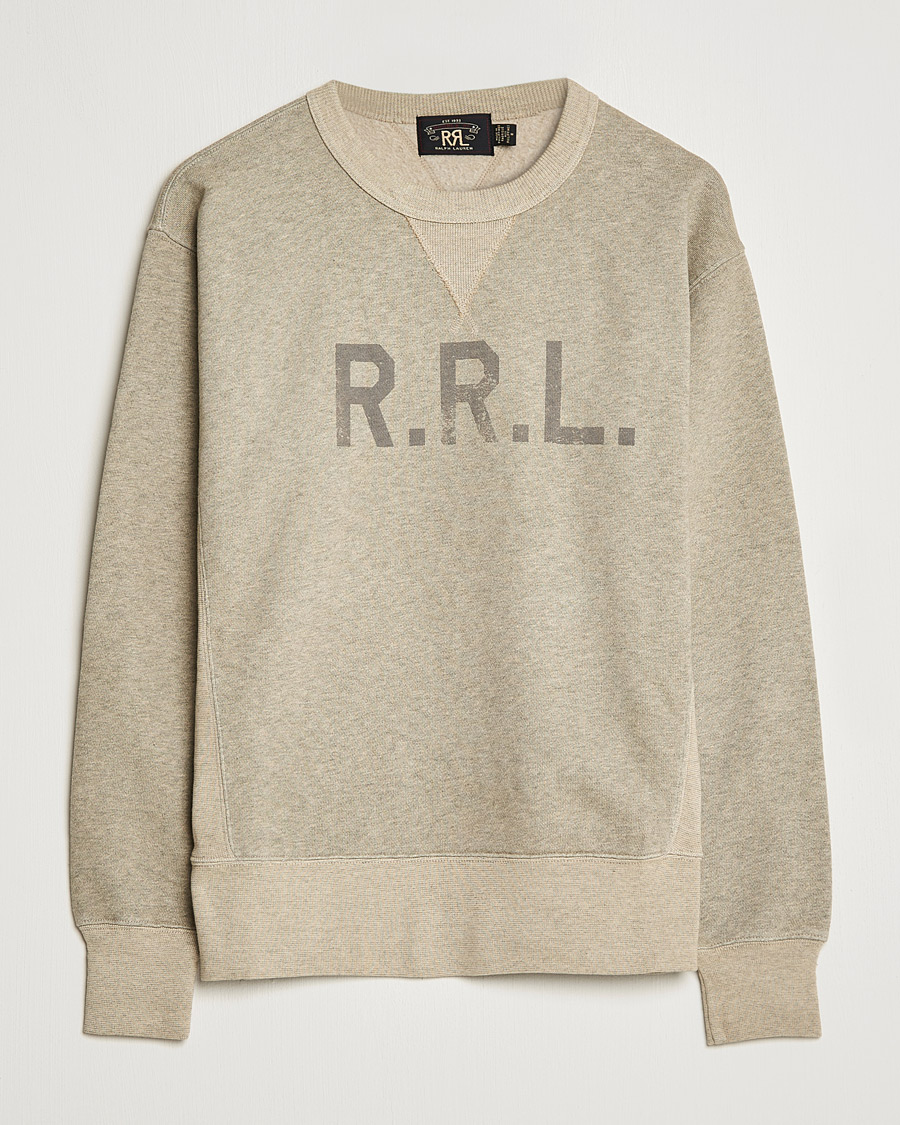 Hombres | Jerséis y prendas de punto | RRL | Double V Sweatshirt Trainer Heather