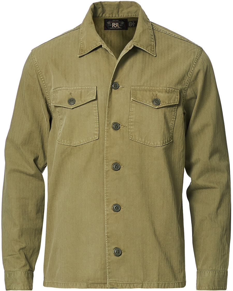 Hombres | Camisas | RRL | Barrow Military Shirt Olive