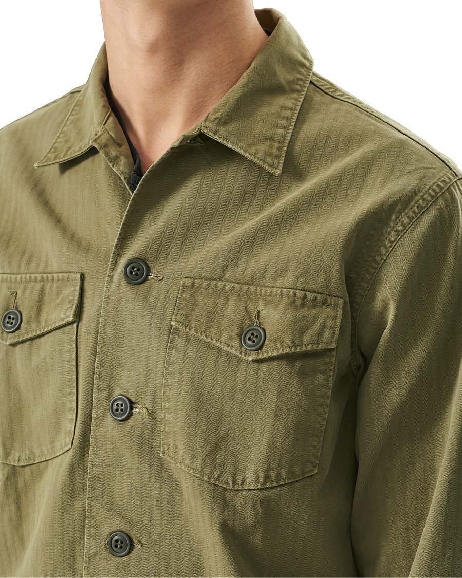 Hombres | Camisas | RRL | Barrow Military Shirt Olive