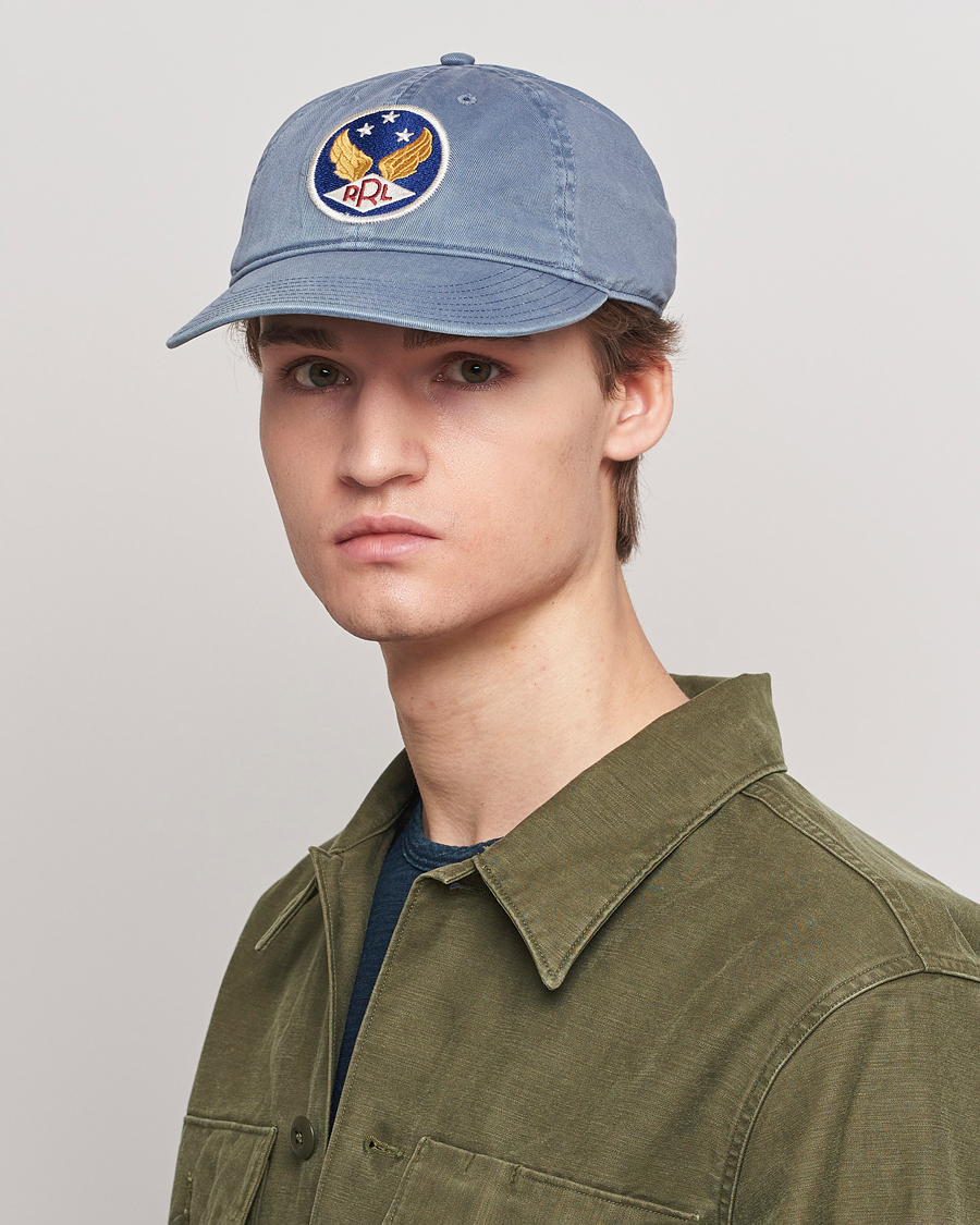 Hombres | American Heritage | RRL | Garment Dyed Ball Cap Midnight Blue