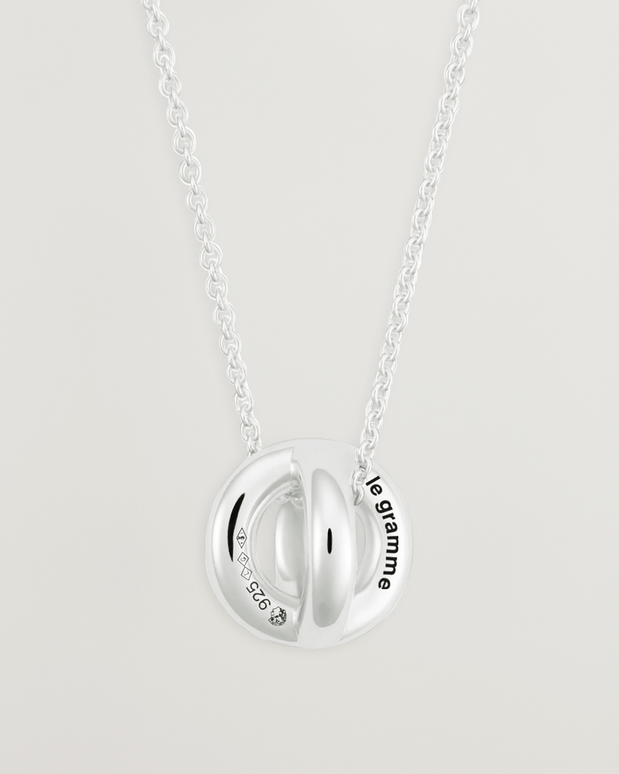 Hombres | Joyas | LE GRAMME | Entrelacs Pendant Necklace Sterling Silver 3g