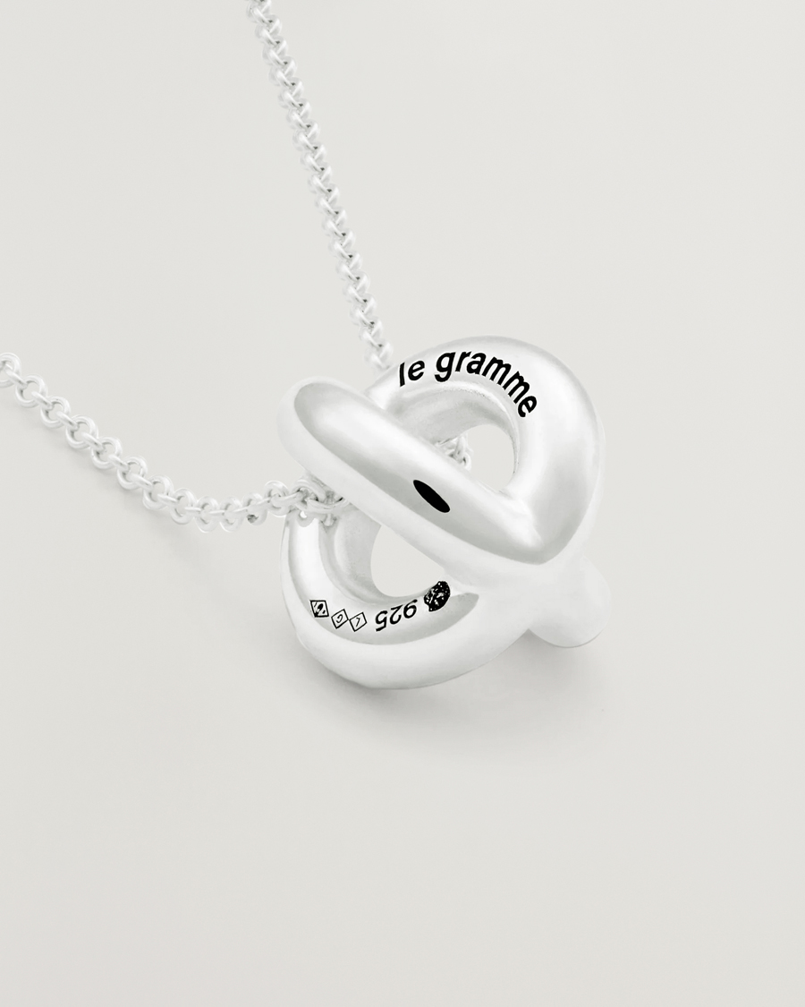 Hombres | Joyas | LE GRAMME | Entrelacs Pendant Necklace Sterling Silver 3g
