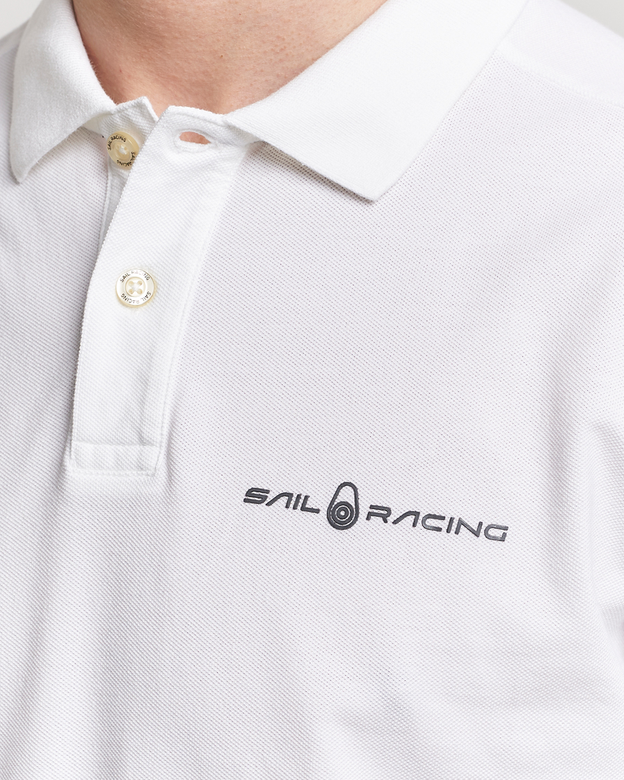 Hombres | Polos | Sail Racing | Bowman Polo White