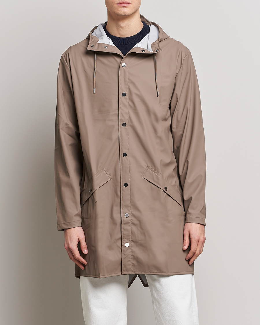 Hombres | Abrigos y chaquetas | RAINS | Long Jacket Taupe