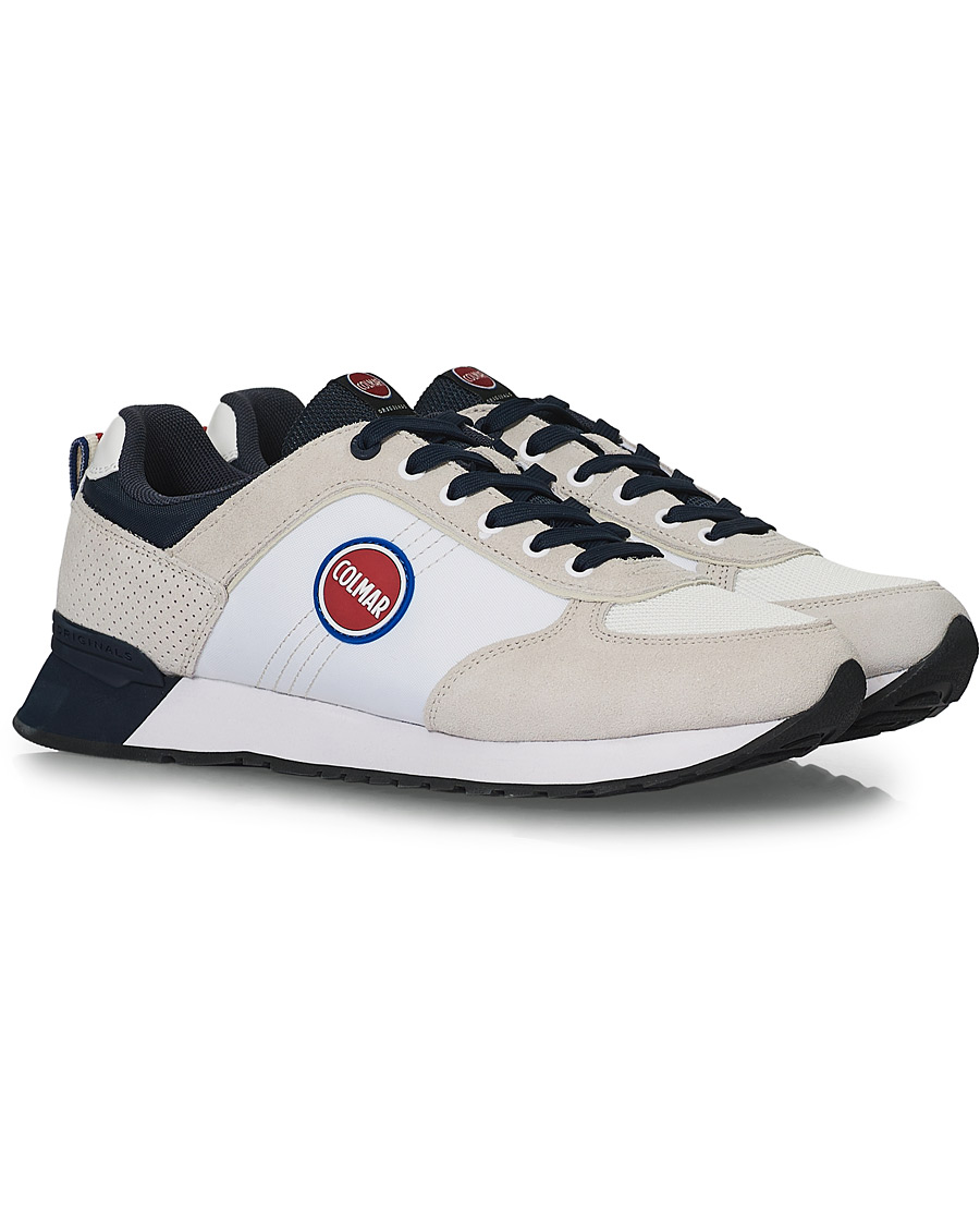 Hombres | Colmar Travis Authentic Sneakers White | Colmar | Travis Authentic Sneakers White