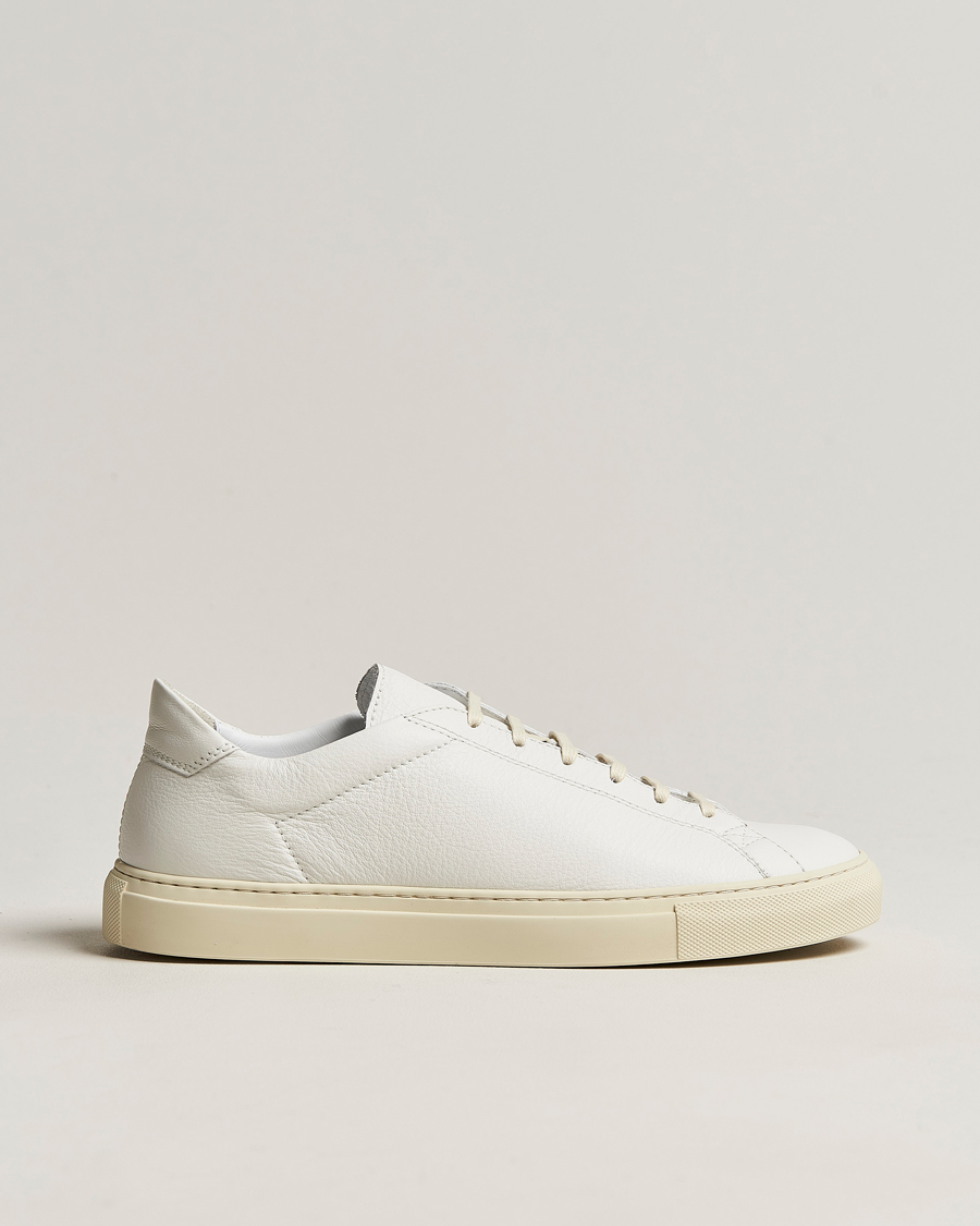 Hombres | Zapatillas | CQP | Racquet Sr Sneakers Classic White Leather