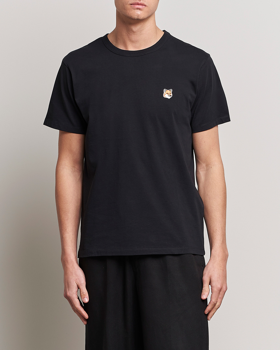 Hombres | Camisetas | Maison Kitsuné | Fox Head T-Shirt Black