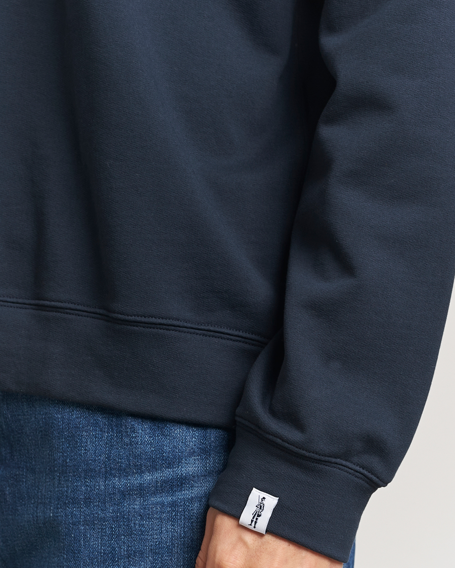 Hombres | Jerséis y prendas de punto | Mackintosh | Dandyman Zip Sweat Navy