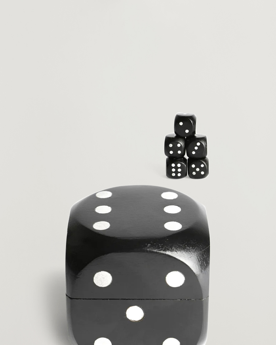 Hombres | Decoración | Authentic Models | Wooden Dice Box Black