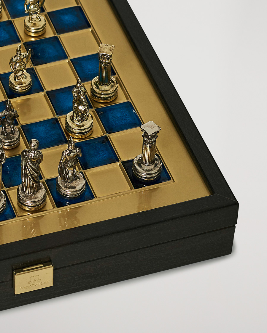 Hombres | Juegos | Manopoulos | Greek Roman Period Chess Set Blue