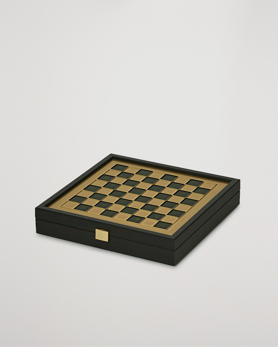 Hombres | Para los amantes del hogar | Manopoulos | Greek Roman Period Chess Set Green