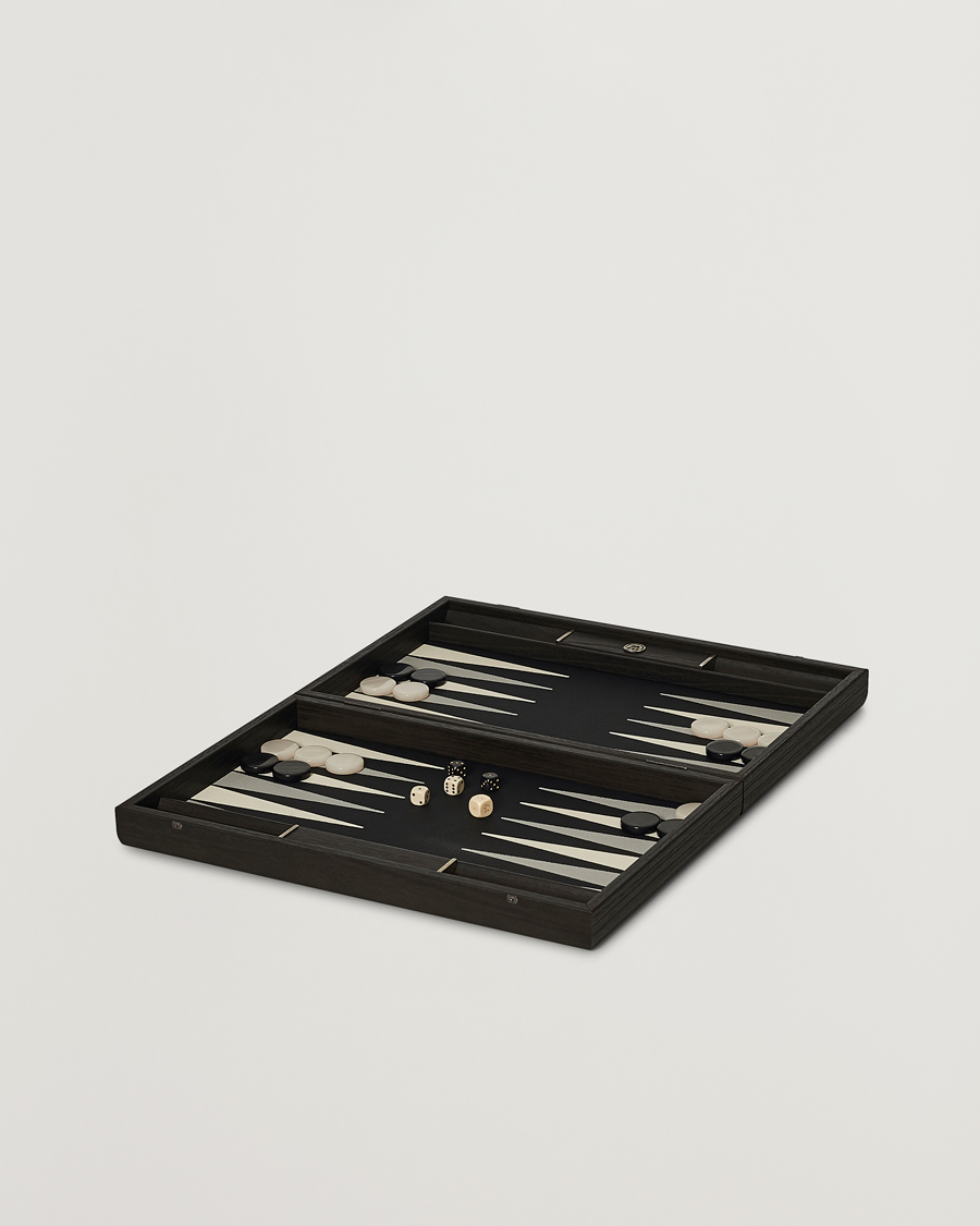 Hombres | Juegos | Manopoulos | Classic Leatherette Backgammon Set Black