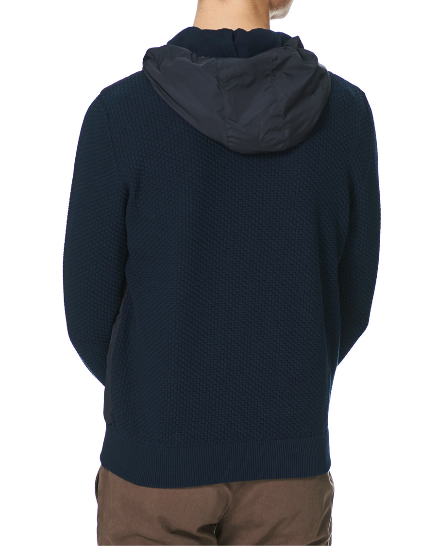 Hombres | Abrigos y chaquetas | Herno | Knitted Hybrid Jacket Navy