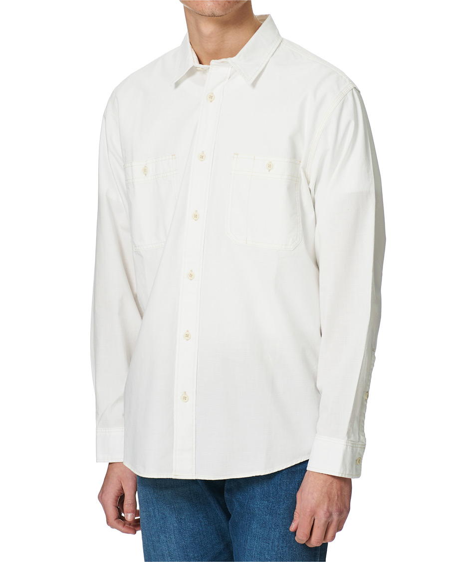 Hombres | Camisas | Filson | Chambray CPO Shirt White