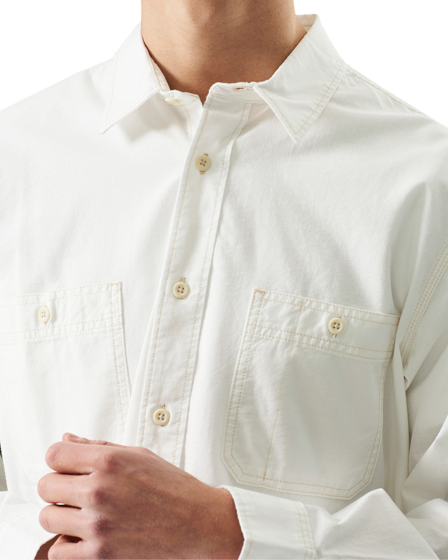 Hombres | Camisas | Filson | Chambray CPO Shirt White