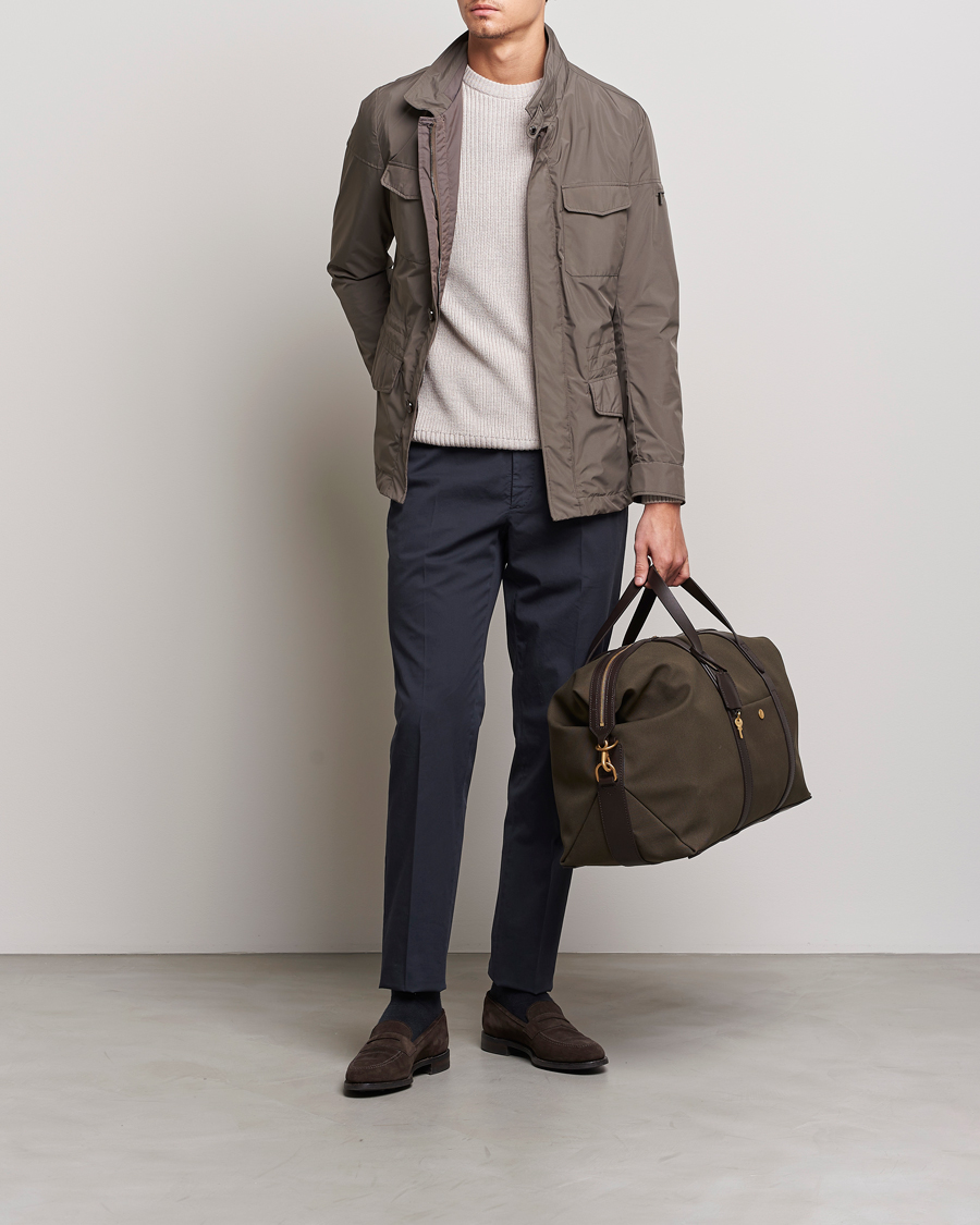 Hombres | Bolsos | Mismo | MismoM/S Avail 48h Nylon WeekendbagArmy/Dark Brown